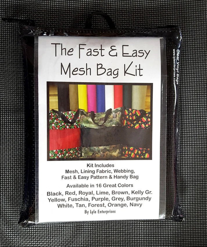 Vinyl Mesh Bag Kit- The Fast & Easy