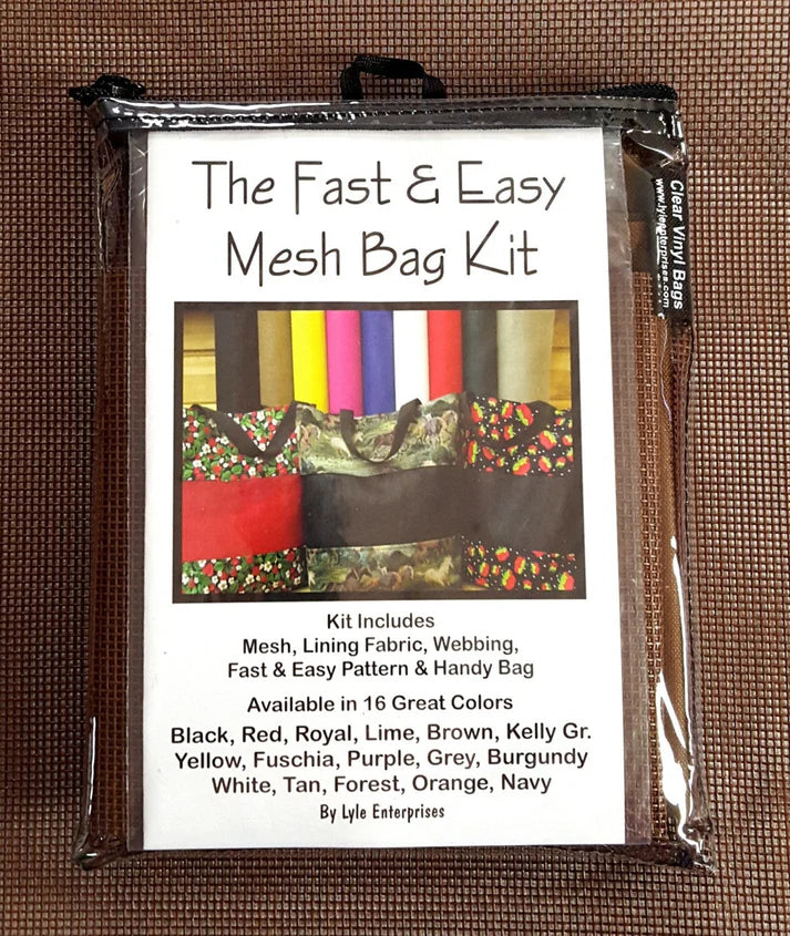 Vinyl Mesh Bag Kit- The Fast & Easy
