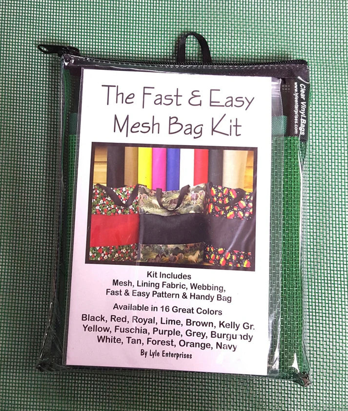 Vinyl Mesh Bag Kit- The Fast & Easy