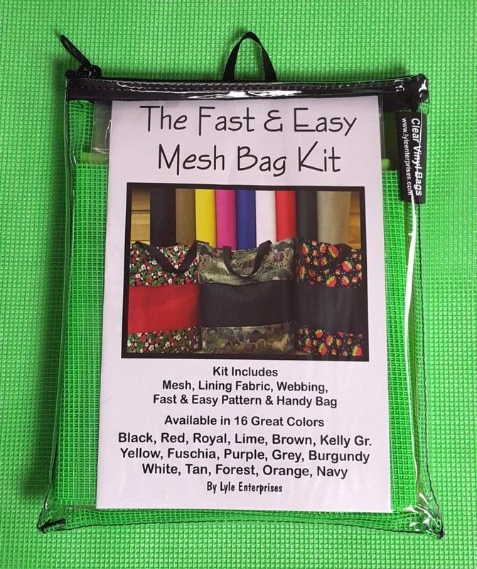 Vinyl Mesh Bag Kit- The Fast & Easy