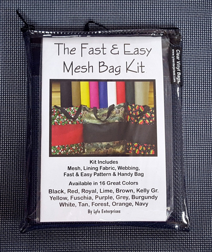 Vinyl Mesh Bag Kit- The Fast & Easy