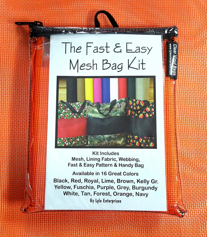 Vinyl Mesh Bag Kit- The Fast & Easy