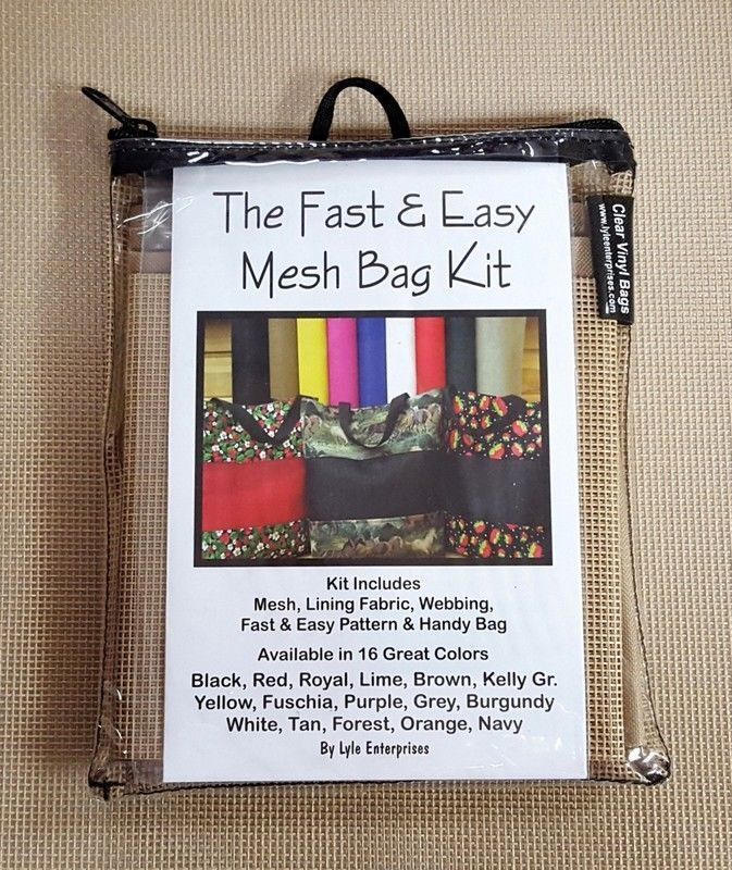 Vinyl Mesh Bag Kit- The Fast & Easy